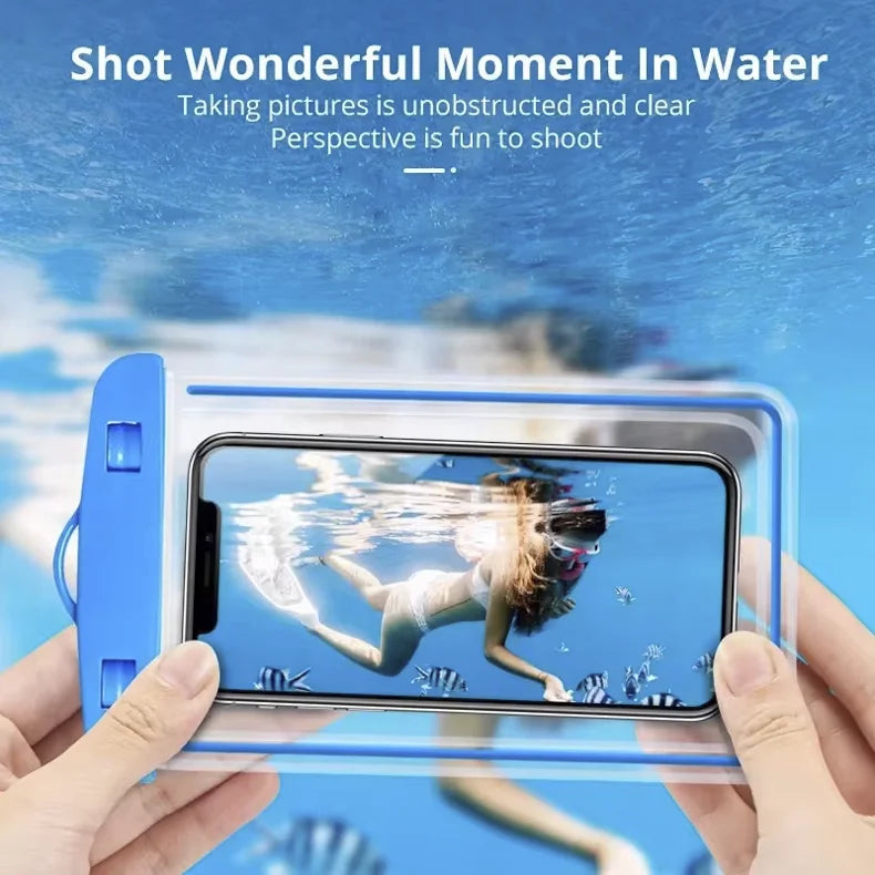 Universal Waterproof Phone Case – Underwater Protective Pouch for iPhone & Samsung (Swimming, Beach & Travel)