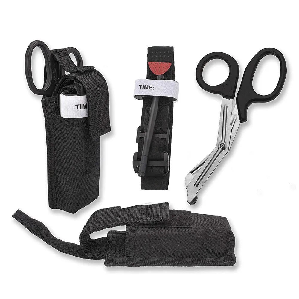 Tactical Combat Tourniquet – Emergency Medical Trauma Strap with Spinning Windlass for Survival, Hiking & Outdoor Exploration