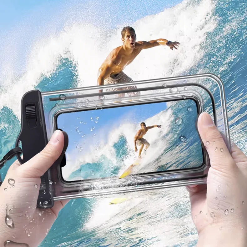 Universal Waterproof Phone Case – Underwater Protective Pouch for iPhone & Samsung (Swimming, Beach & Travel)