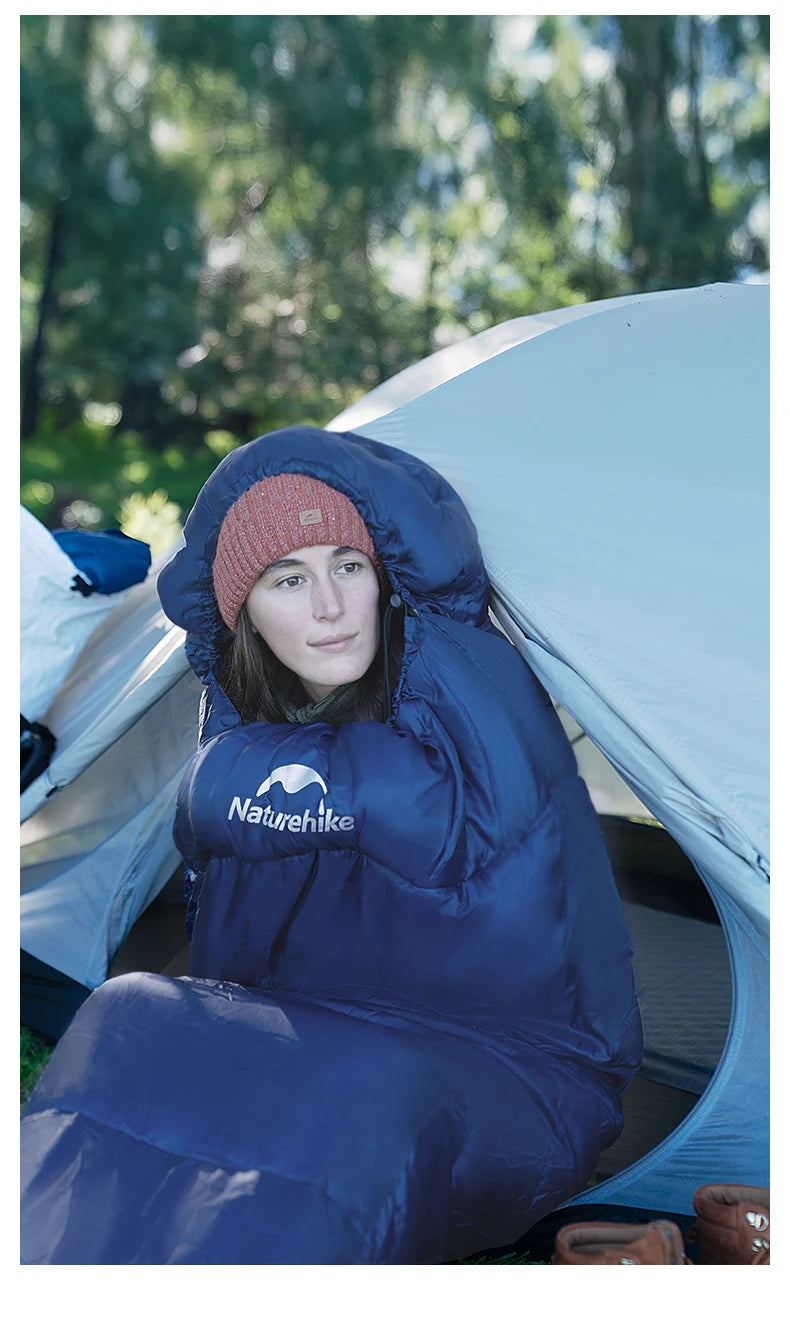 Naturehike MJ300/MJ600 Mummy Sleeping Bag – Ultra-Warm Winter Cotton Sleeping Bag for Camping & Indoor Use