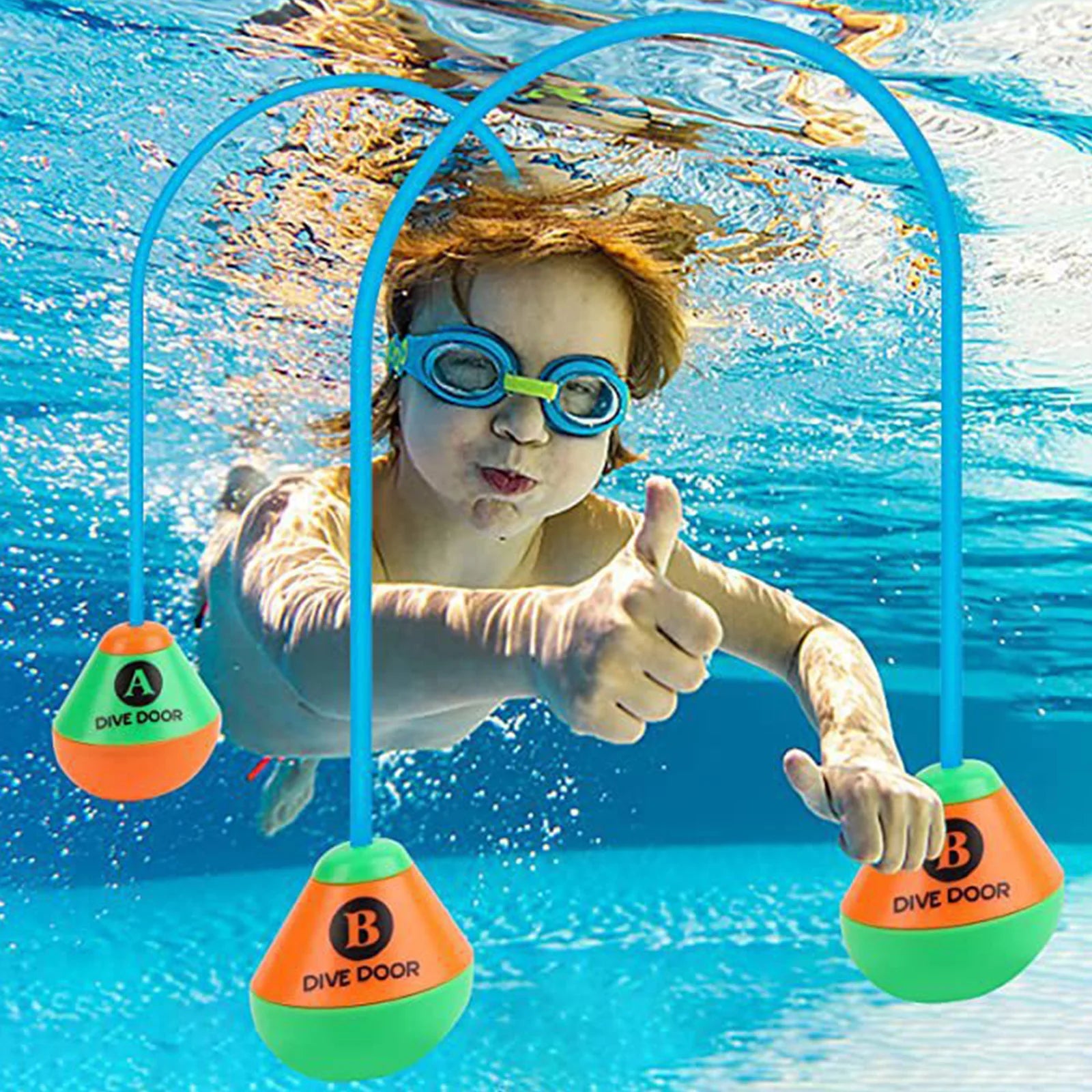 Kids Shark Rocket Pool Diving Toy Set – Summer Water Throwing Game, Swimming Training & Bath Toy for Toddlers and Children