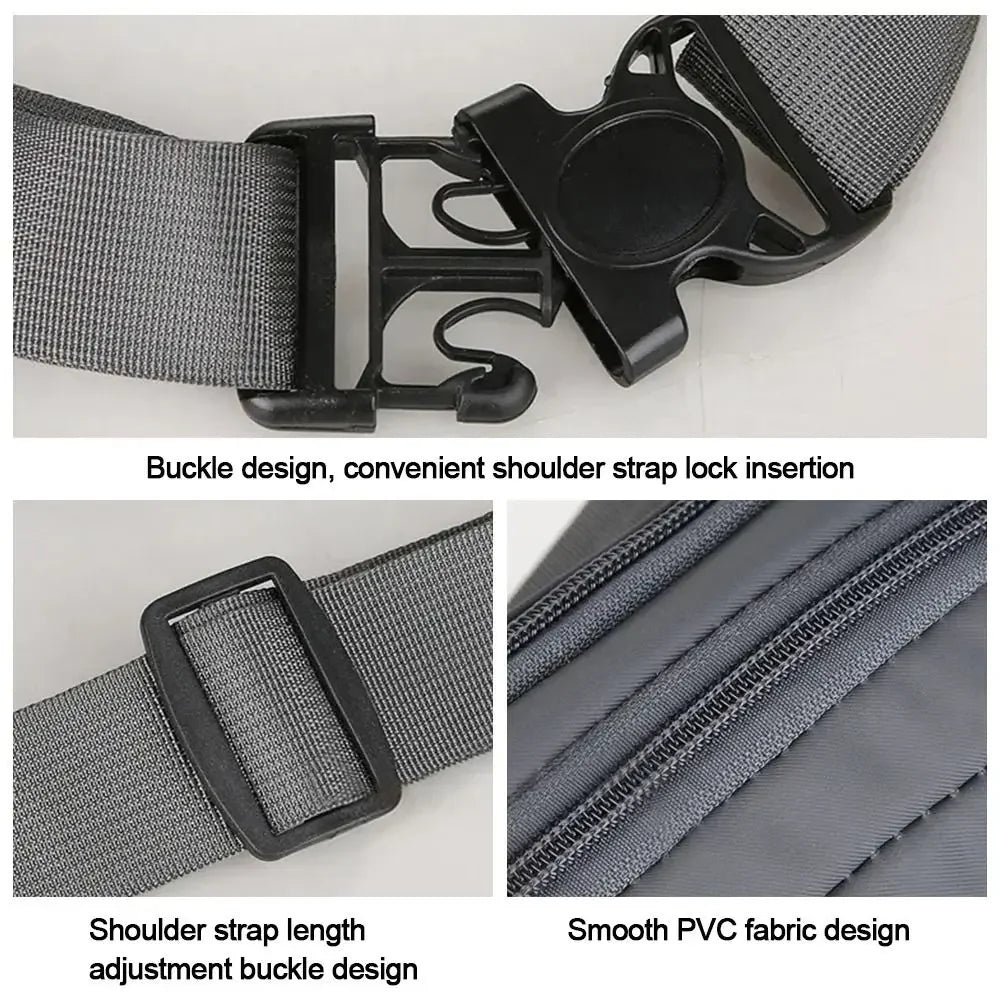 Large Capacity Anti-Theft Sling Bag for Men – Waterproof Nylon Chest Pack & Waist Bag for Travel, Sports & Everyday Carry