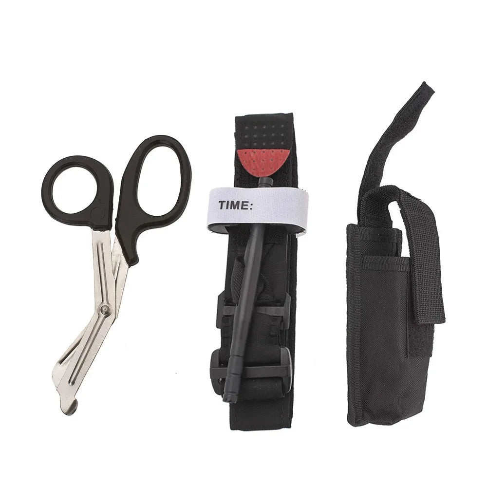Tactical Combat Tourniquet – Emergency Medical Trauma Strap with Spinning Windlass for Survival, Hiking & Outdoor Exploration