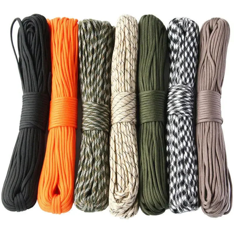 550 Paracord 7-Core Survival Rope (5–30M, 4mm) – Heavy-Duty Outdoor Cord for Camping, Hiking & Emergency Use