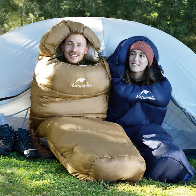 Naturehike MJ300/MJ600 Mummy Sleeping Bag – Ultra-Warm Winter Cotton Sleeping Bag for Camping & Indoor Use