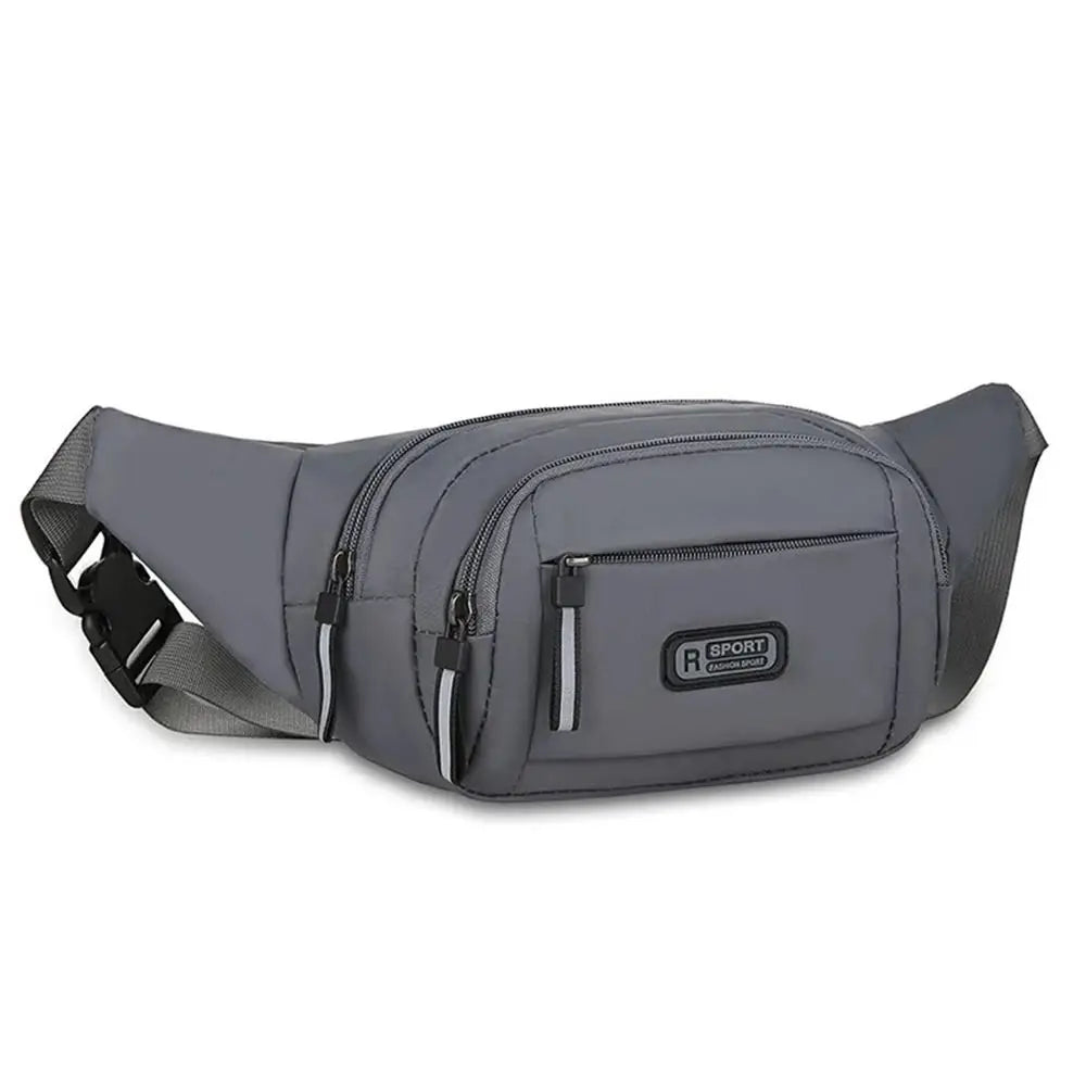 Large Capacity Anti-Theft Sling Bag for Men – Waterproof Nylon Chest Pack & Waist Bag for Travel, Sports & Everyday Carry
