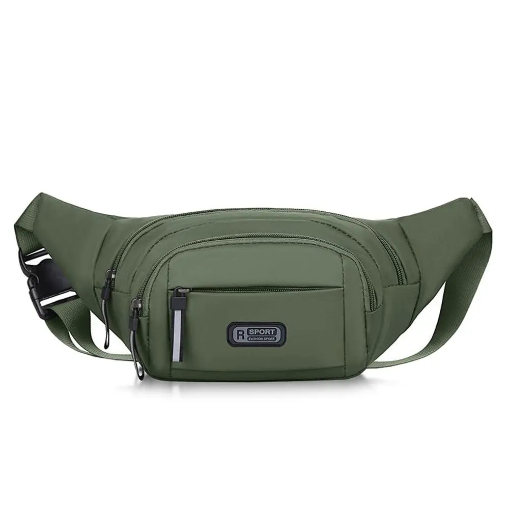 Large Capacity Anti-Theft Sling Bag for Men – Waterproof Nylon Chest Pack & Waist Bag for Travel, Sports & Everyday Carry