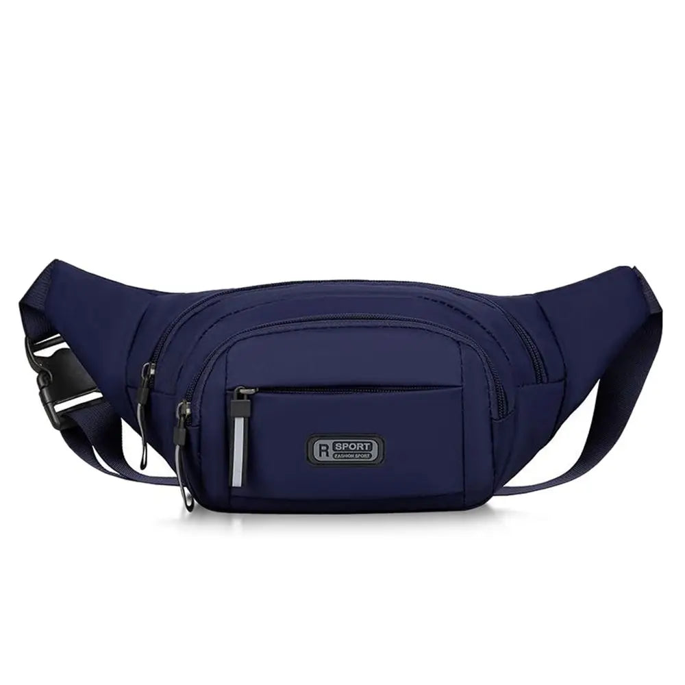 Large Capacity Anti-Theft Sling Bag for Men – Waterproof Nylon Chest Pack & Waist Bag for Travel, Sports & Everyday Carry