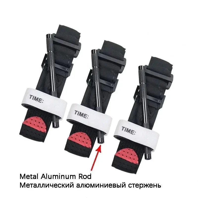 Tactical Aluminum Tourniquet with Rotary Pressure System – Military-Grade First Aid Survival Gear for Hiking, Camping & Emergency Rescue (MOLLE Compatible)