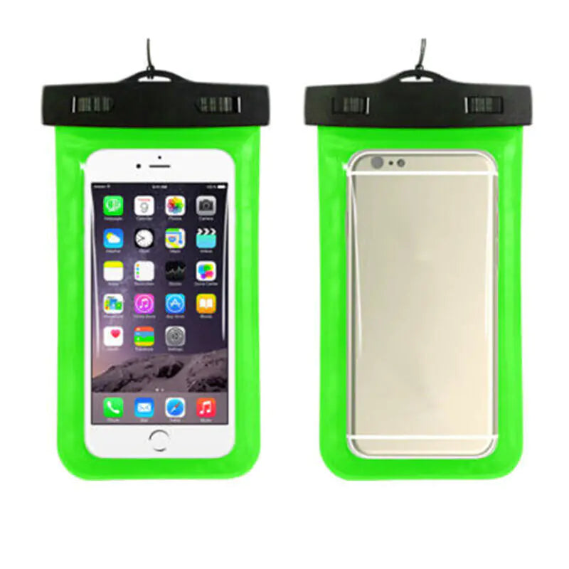 3-Pack Waterproof Floating Phone Pouch – Universal Dry Bag Case for iPhone & Samsung (Beach, Swimming & Water Sports)