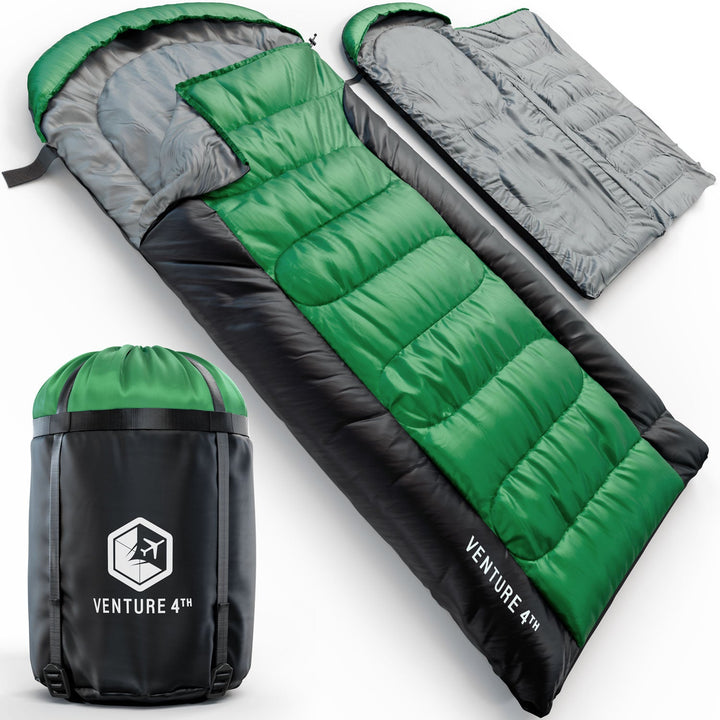 XXL Sleeping Bag for Big & Tall Adults – Extra Wide & Long Camping Sleeping Bag for Ultimate Comfort