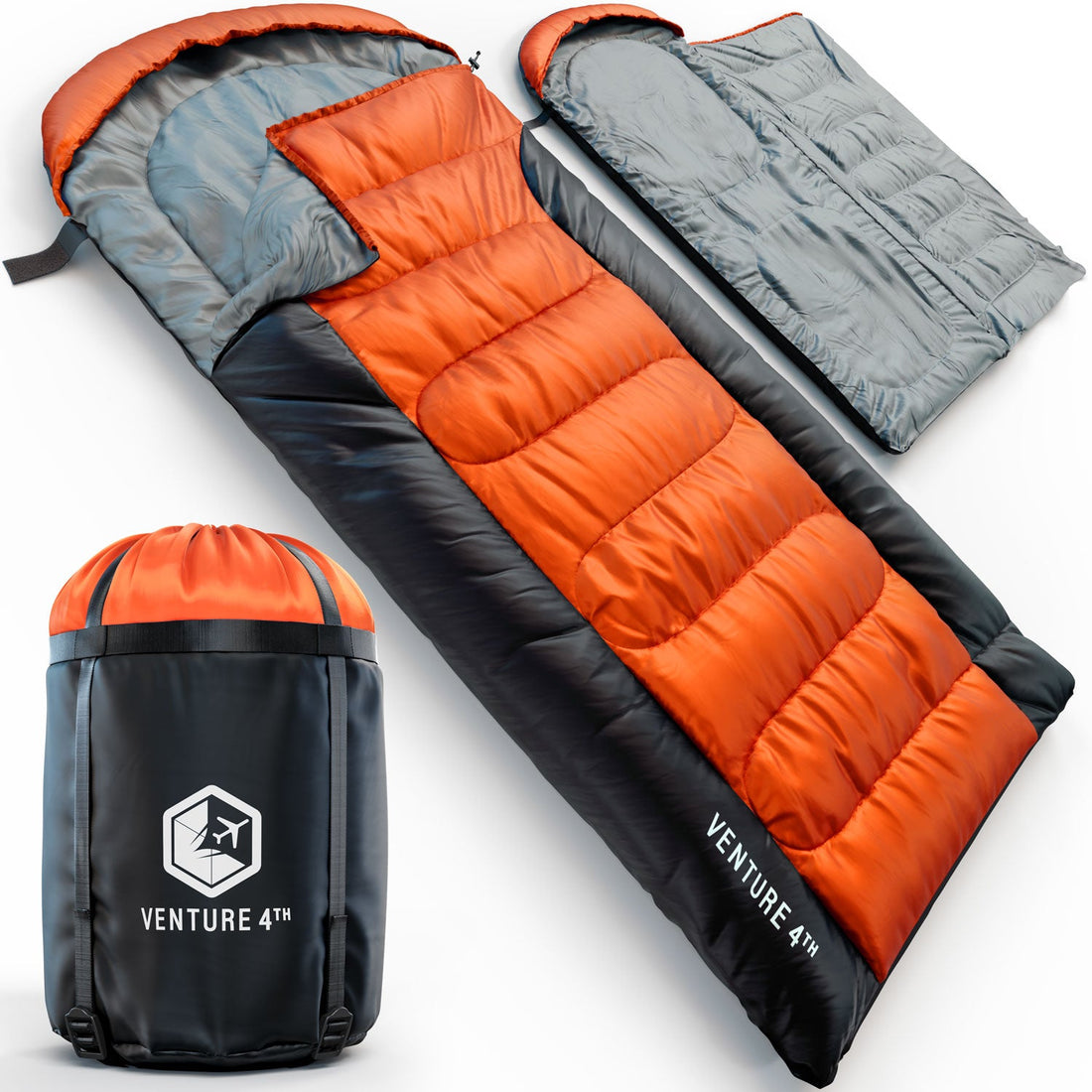 XXL Sleeping Bag for Big & Tall Adults – Extra Wide & Long Camping Sleeping Bag for Ultimate Comfort