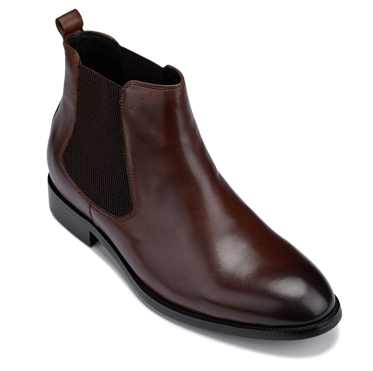 Y72231 - 2.8 Inches Taller (Coffee Brown) - Chelsea Boots