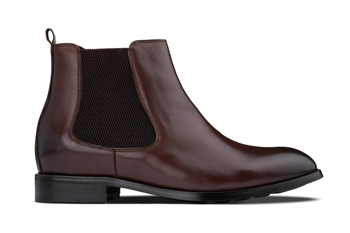 Y72231 - 2.8 Inches Taller (Coffee Brown) - Chelsea Boots