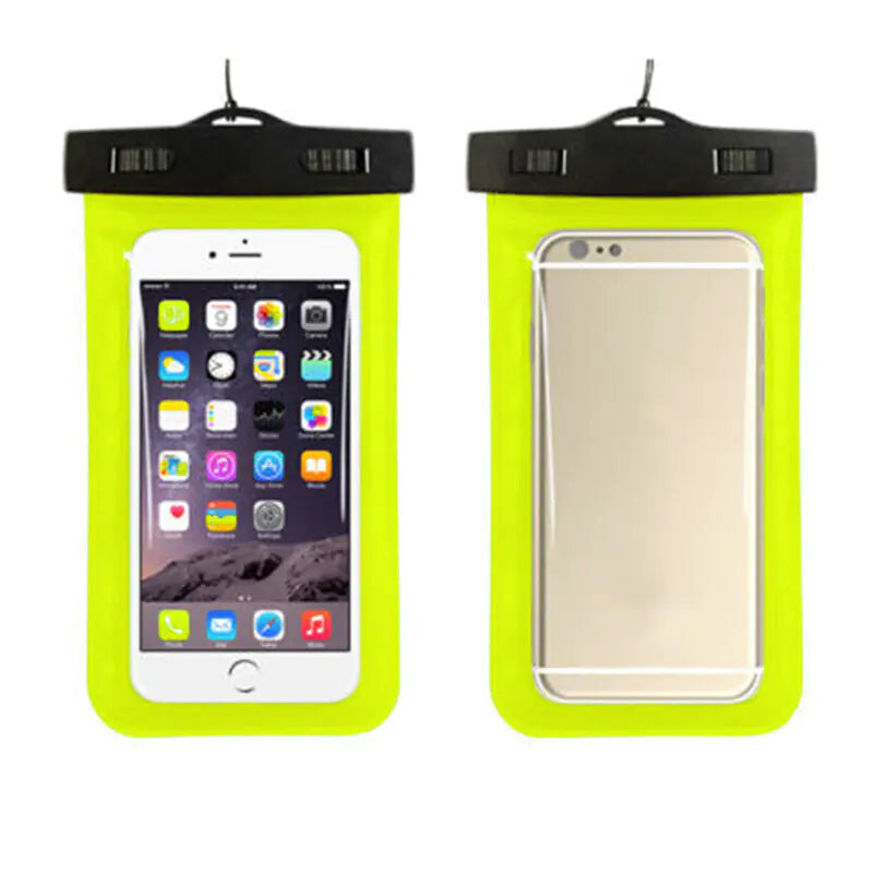 3-Pack Waterproof Floating Phone Pouch – Universal Dry Bag Case for iPhone & Samsung (Beach, Swimming & Water Sports)