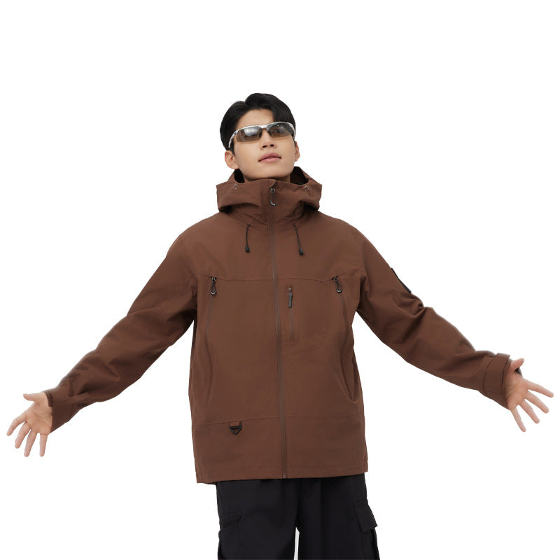 Autumn Winter Outdoor Jacket – Waterproof, Warm for Couples’ Activities