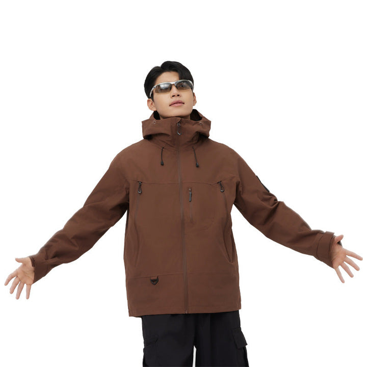 Autumn Winter Outdoor Jacket – Waterproof, Warm for Couples’ Activities