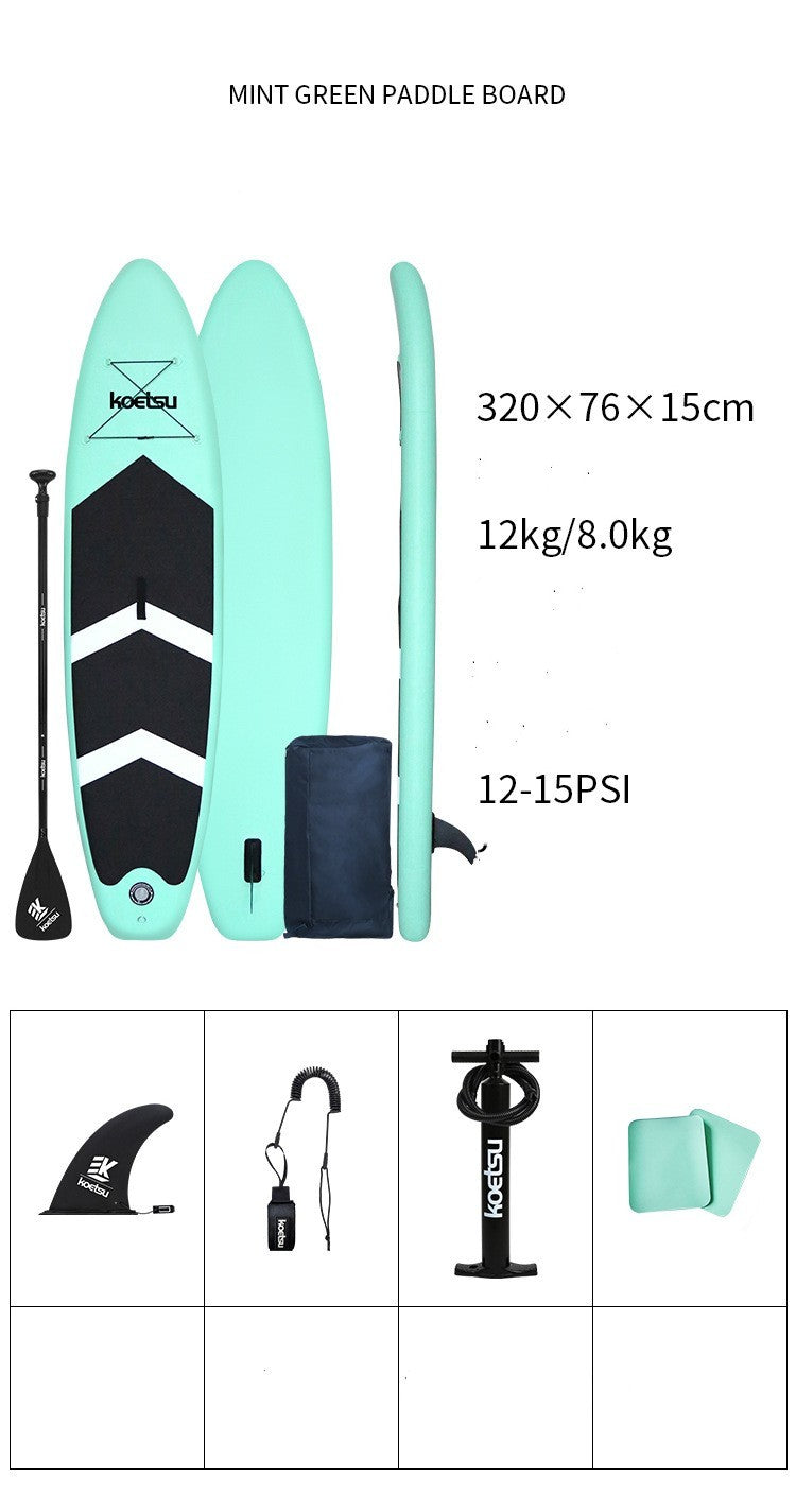 Inflatable Paddleboard – Standing Surfboard for Beginners and Water Sports