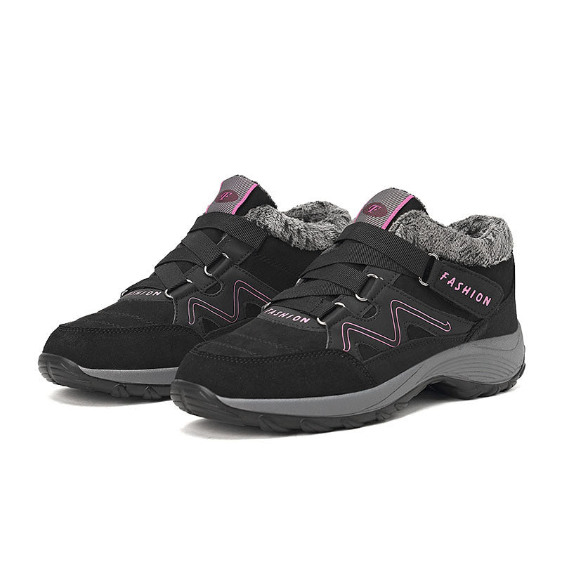 Women’s Snow Boots – Fleece Lined Thermal Plus Size Shoes