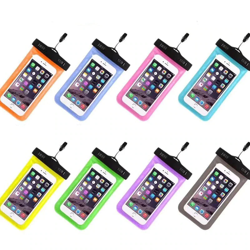 3-Pack Waterproof Floating Phone Pouch – Universal Dry Bag Case for iPhone & Samsung (Beach, Swimming & Water Sports)