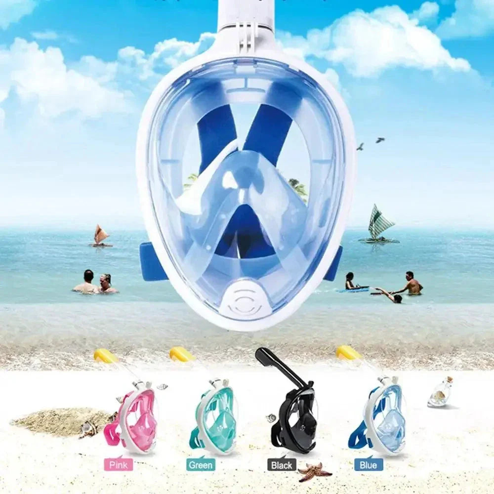 Snorkel Mask - 180° Vision & Anti-Fog Technology for Ultimate Underwater Adventures