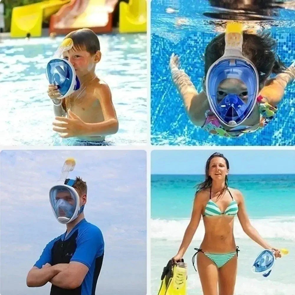 Snorkel Mask - 180° Vision & Anti-Fog Technology for Ultimate Underwater Adventures