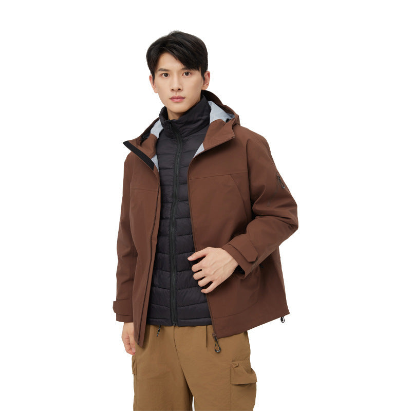 Mountain Hard Shell Jacket – Waterproof, Windproof, Breathable Outdoor Mountaineering