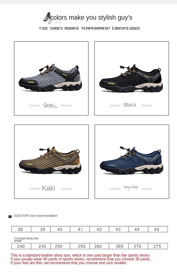 Men’s Quick-Dry Non-Slip Water Shoes – Hiking, Surfing, Outdoor Sports