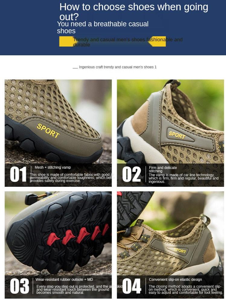Men’s Quick-Dry Non-Slip Water Shoes – Hiking, Surfing, Outdoor Sports