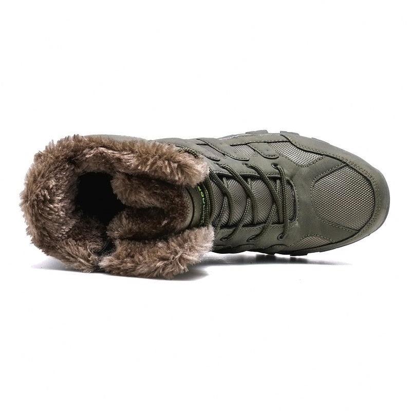 Men’s Black Mid-Cut Hiking Boots – Outdoor Sports and Mountaineering