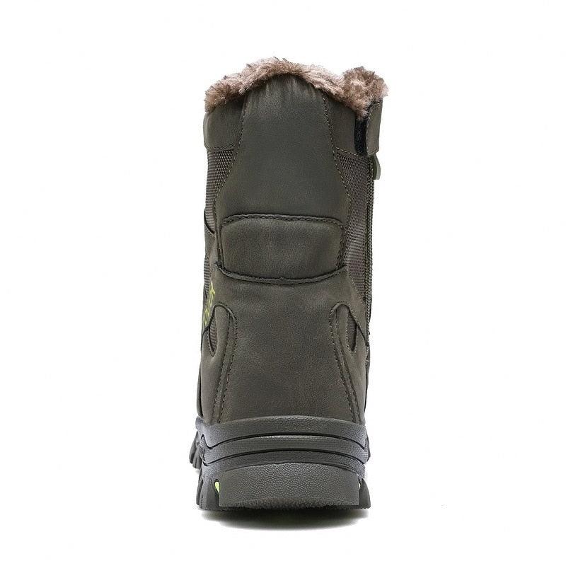 Men’s Black Mid-Cut Hiking Boots – Outdoor Sports and Mountaineering