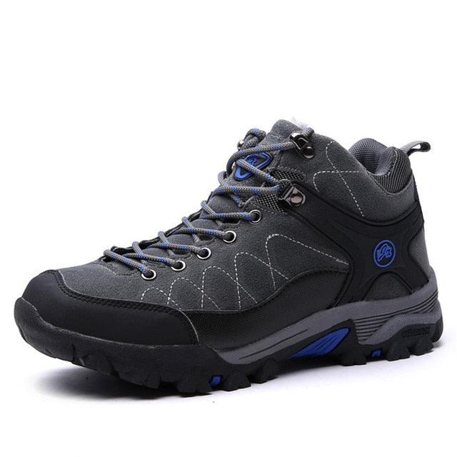 Men’s Soft Black Winter Boots – Fur-Lined Snow Walking Shoes
