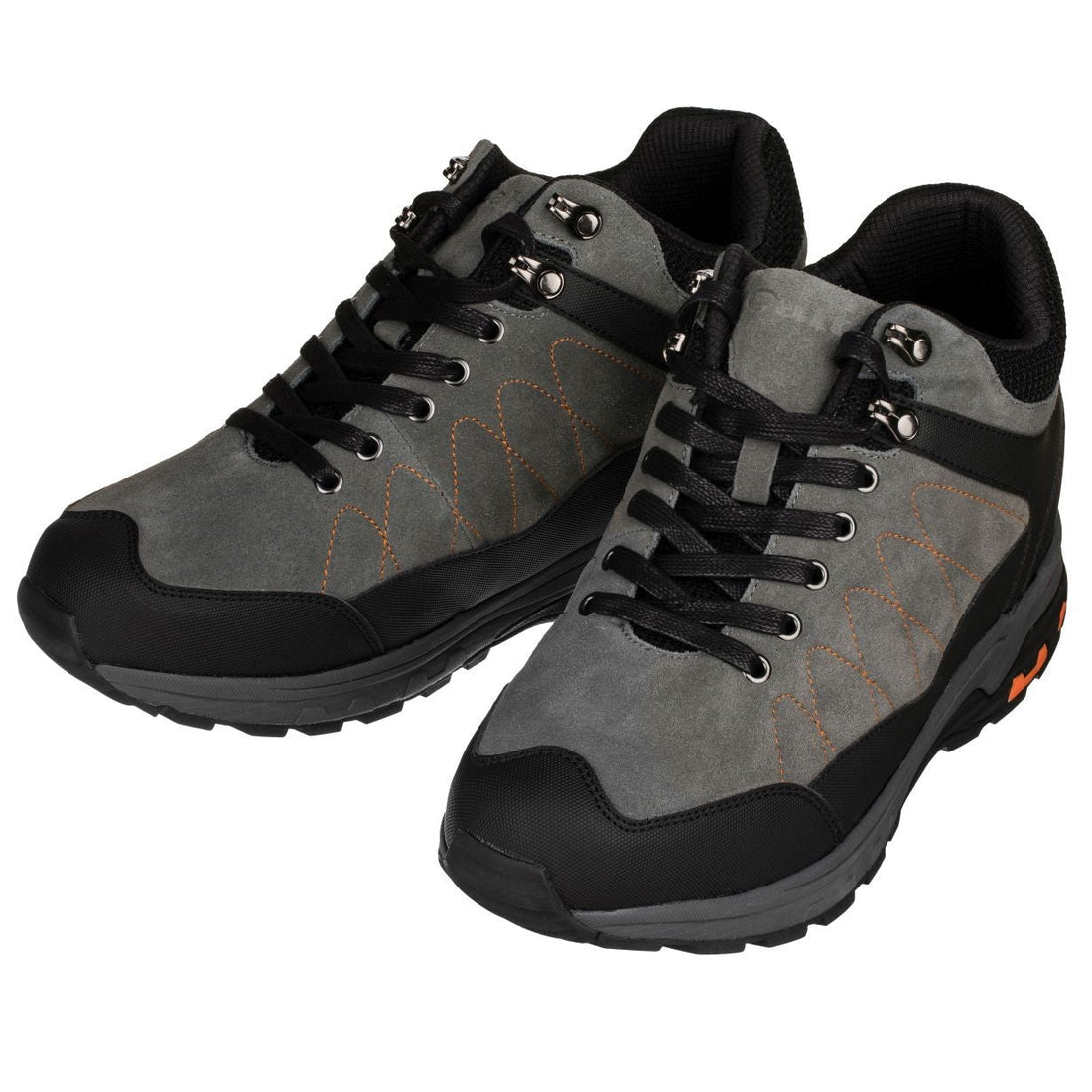 H75472 - 3.2 Inches Taller (Grey) - Hiking Style Boots
