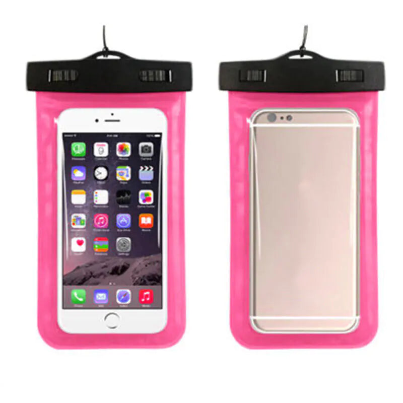 3-Pack Waterproof Floating Phone Pouch – Universal Dry Bag Case for iPhone & Samsung (Beach, Swimming & Water Sports)