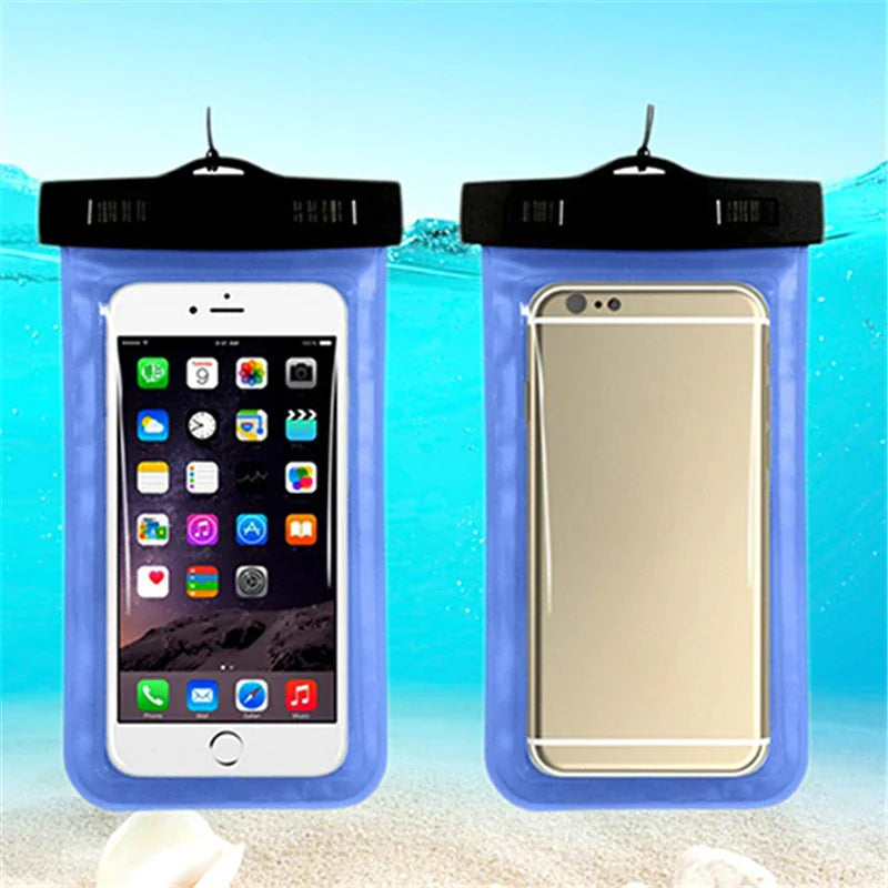 3-Pack Waterproof Floating Phone Pouch – Universal Dry Bag Case for iPhone & Samsung (Beach, Swimming & Water Sports)
