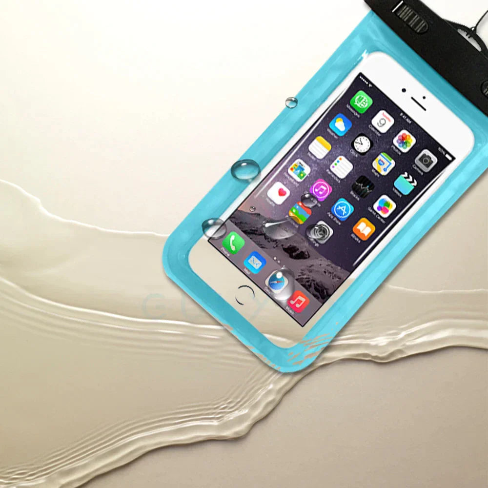 3-Pack Waterproof Floating Phone Pouch – Universal Dry Bag Case for iPhone & Samsung (Beach, Swimming & Water Sports)